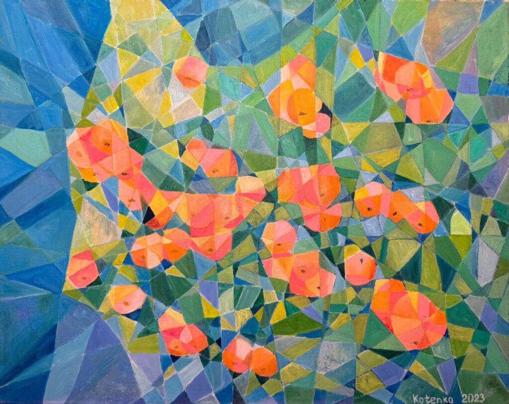 Artwork of Apple Tree by Iuliia Kotenko