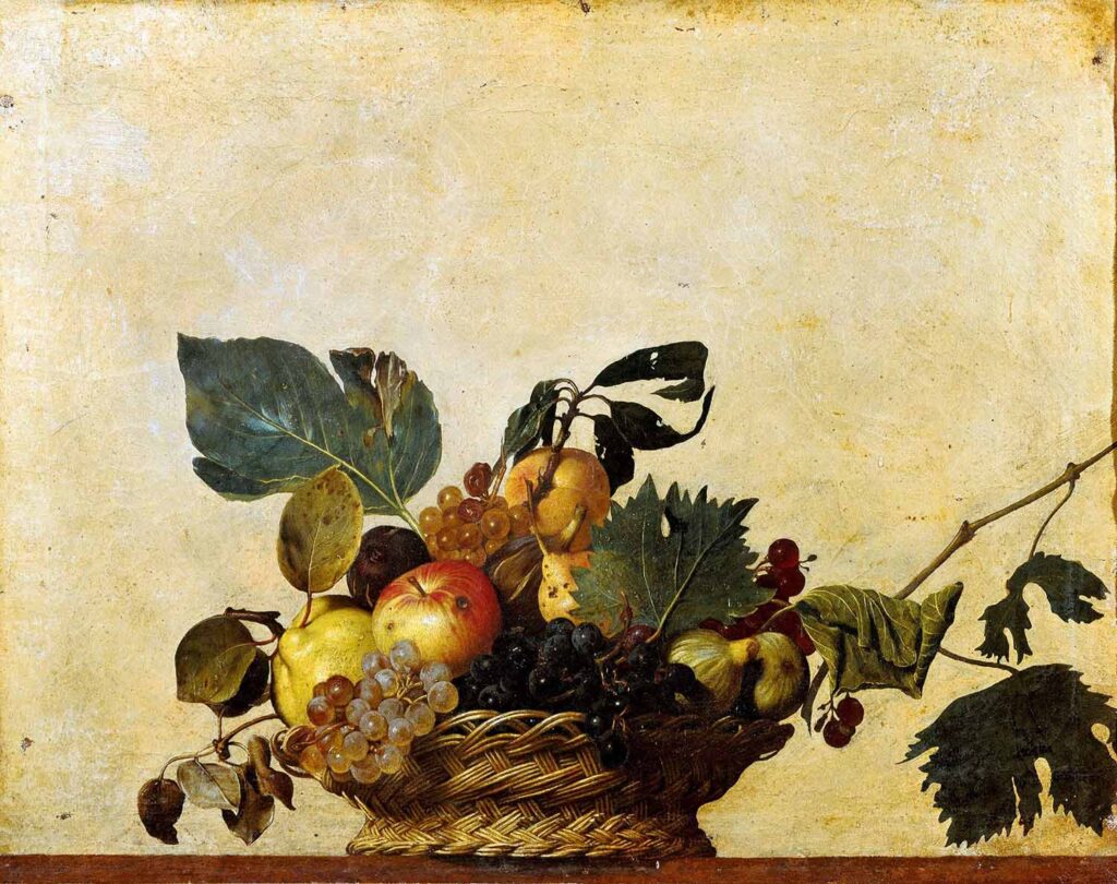artwork Basket of Fruit by Caravaggio