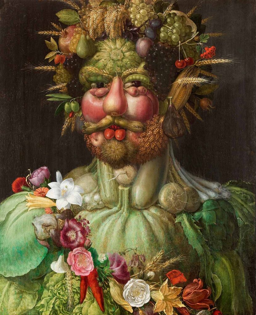 Artwork of Rudolf II of Habsburg as Vertumnus by Giuseppe Arcimboldo