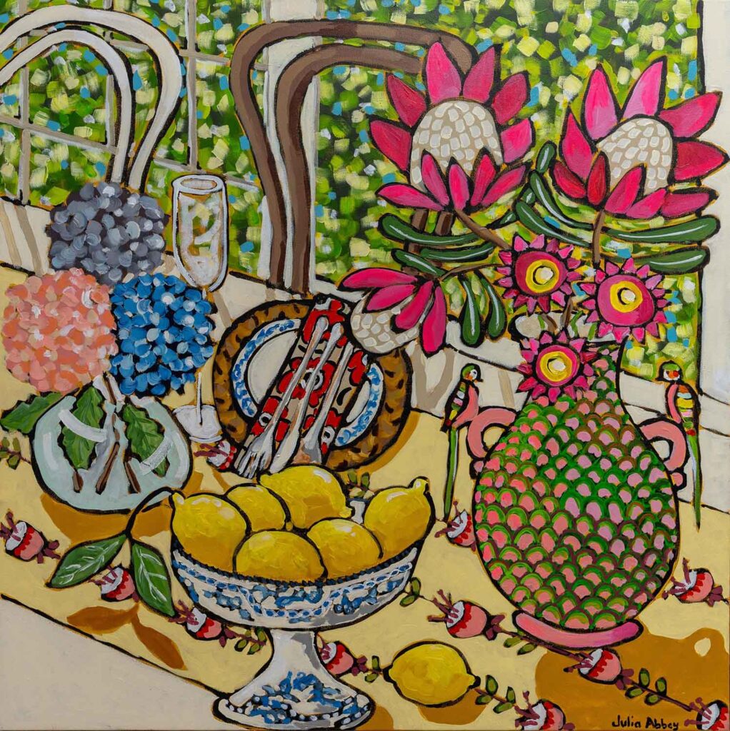 Artwork 'Lemons of a Table' by Julia Abbey
